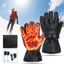 Rechargeable Electric Heated Gloves Winter Warm Gloves Outdoor Fitness Sports Gloves