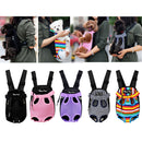 Multicolor Pet Carrying Backpack Pet Outdoor Chest Bag Travel Portable Backpack