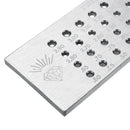 Tungsten Carbide Steel Drawplates 52 Round Holes Wiring Draw Plate Making Tools Jewelry