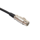 REXLIS BK3127-3 1/1.8/ 3M 3-Pin Male to Mono Female Shielded Microphone Audio Cable