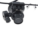 9892A Single Eye Headband Magnifier 20X Eye Type LED Light Source Repair Clock Magnifying Glass Micr