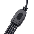 4PCS RGB Under Car LED Decoration Lights Strip Sound Music Activated Underglow with Wireless Control