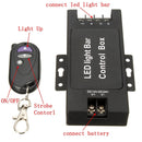 Remote Wireless LED Light Bar Control Box Flashing Strobe Controller