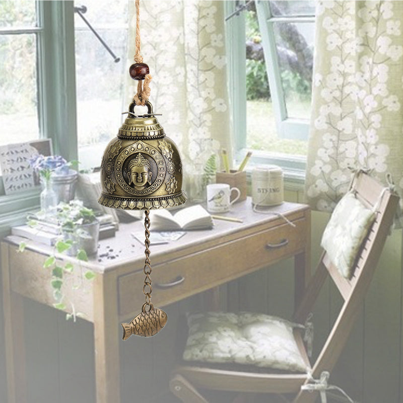 Exquisite Bell Blessing Feng Shui Wind Chime for Good Luck Fortune Home Car Hanging Decorations Gift Crafts