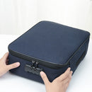 Document storage bag multi-layer large capacity family password lock file box multi-function file bag passport clip finishing package