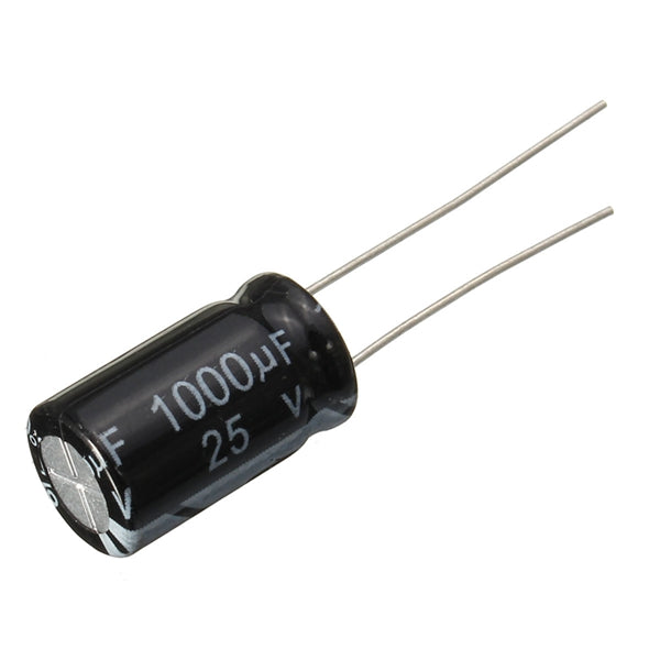 20pcs 1000uF 25V Radial Electrolytic Capacitor 10 x 17mm 105C