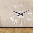 DIY Modern Wall Clock Silent Decorative Retro Industrial Living Room Hanging