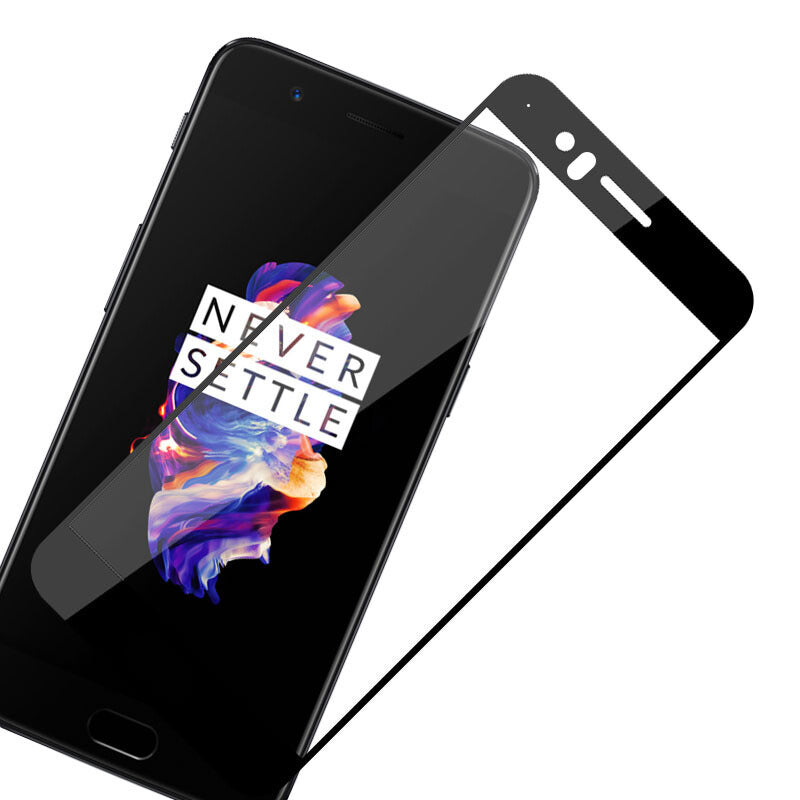 HD 9H Full Cover Protective Tempered Glass Screen Protector for Oneplus 5