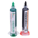 KAISI Green Black UV Curing Solder Mask BGA PCB Paint Prevent Corrosive Arcing Soldering Paste Flux PCB UV Photosensitive Ink