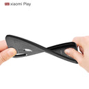 Bakeey Anti-fingerprint Litchi Silicone Soft Protective Case for Xiaomi Mi Play
