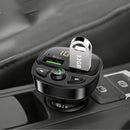 HY87 Car MP3 Bluetooth Charger Dual USB Cig arette Lighter QC3.0 Fast Charging