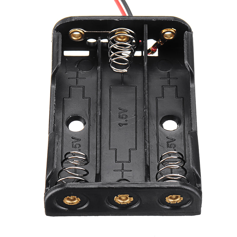 3 Slots AAA Battery Box Battery Holder Board for 3xAAA Batteries DIY kit Case