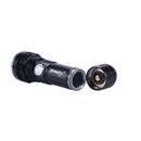 SKYWOLFEYE 16340 Battery Flashlight 4 Modes 300 Lumens LED Work Light USB Rechargeable Emergency Lantern UV Violet Light