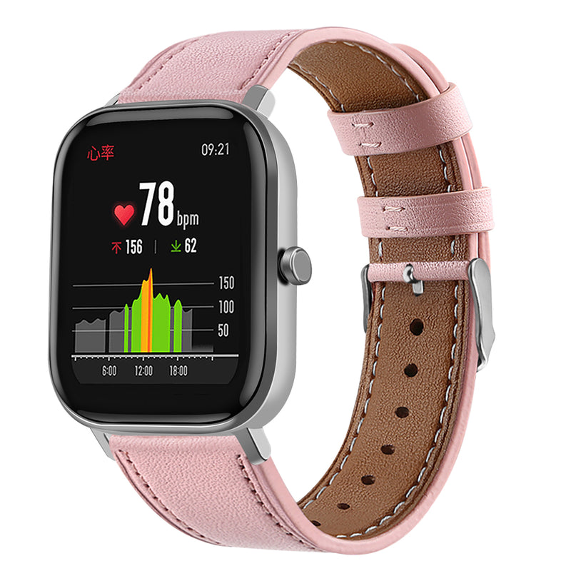Bakeey 20mm Genuine Leather Watch Band For Amazfit GTS/Bip/Bip Lite Smart Watch