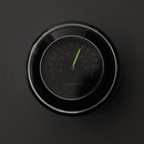 Universal Motorcycle Bike Handlebar Clock / Thermometer Black Dial  7/8'' 1''