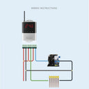 DTC-1200 LED Digital Thermostat Thermometer Home Intelligent Temperature Control System Cooling Heating