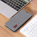 Bakeey Flip Shockproof Fabric Soft Silicone Edge Full Body Protective Case For Xiaomi Redmi Note 8