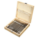 13pcs Flat Spade Drill Bits Set Metal Bit Kit Hex Shank Woodworking Tool