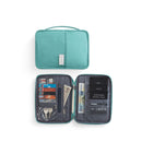 IPRee Polyester Passport Bag Travel ID Card Wallet Waterproof Multifunction Credit Card Holder