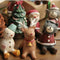 Lovely Christmas Wedding Santa Animals Decoration Cute Resin Gift Home Decor Furnishings