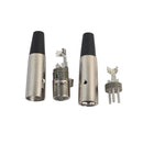 5Pair REXLIS 2005 XLR 3Pin Male To Female Microphone Audio Connector