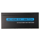 5 Port 4K 3D 1080P Video HD Switch Switcher Splitter with Remote for HDTV PS3