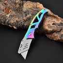 LAOTIE 170mm 3Cr13 Stainless Steel Portable Creative Utility Cutter Line Lock Cutter Art Work Cutting Tools Folding Knife