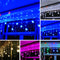 3.8M LED Curtain Snowflake String Lights LED Fairy Lights 8 Modes 220-240V Christmas Lights