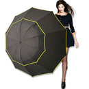 Xmund XD-HK14 Golf Umbrella Double Layer Windproof Anti-UV Umbrella 3-4 People Three Folding Sunshade