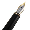 JINHAO 5000 Black And Golden Medium Nib Fountain Pen Dragon Embossed