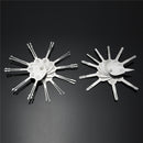 20PSC Foldable Car Lock Opener Double Sided Locksmith Tools Set Stainless Steel