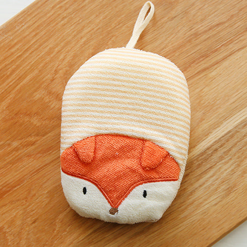 KCASA KC-BT223 Baby Shower Ball Baby Bath Sponge Children's Cartoon Creative Cotton Linen Bath Towel