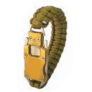 IPRee Outdoor EDC Survival Bracelet Parachute Rope Wrist Band Multifunctional Tools Kit