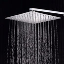 KCASA KC-SH515 304 Stainless Steel Square &Round Shower Head Pressurize Bathroom Top Spray Head