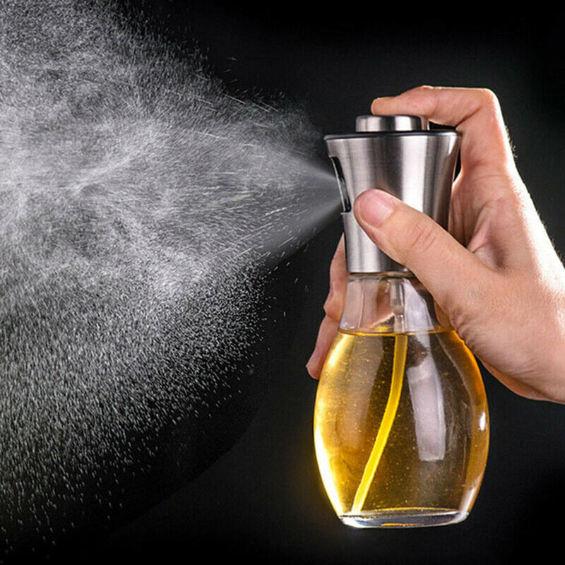 Olive Oil Sprayer Leak-Proof Oil Sprayer Vinegar Cooking Glass Bottles Dispenser Kitchen Cooking Baking BBQ Tool