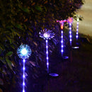 ARILUX Solar Multi-Color Changing LED  Flower Stake Light  Transparent Lampshade  Luminous Pole