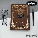 PU strap notebook retro multi-function diary student creative notebook office culture