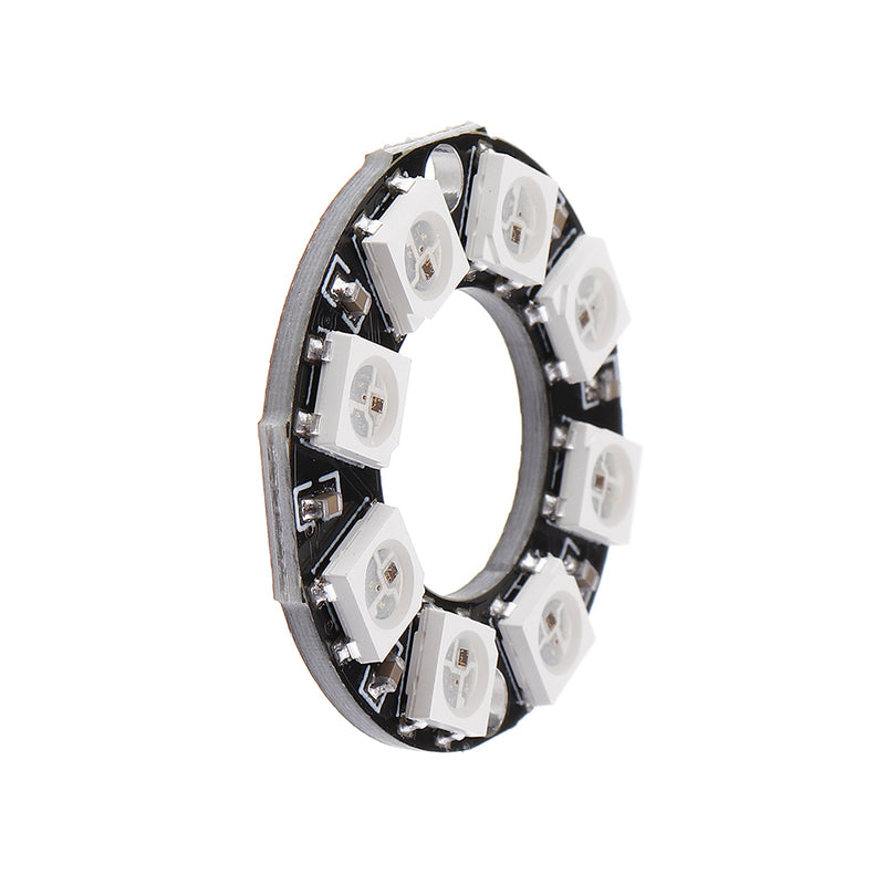 10pcs 8-bit WS2812 5050 RGB LED Intelligent Full Color RGB Light Ring Development Board For