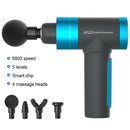 6000MAh USB LED Electric Percussion Massager 6800r/min / 7200r/min Handheld Therapy Device For Relaxing Shock Vibration Deep Muscles Electric Massager
