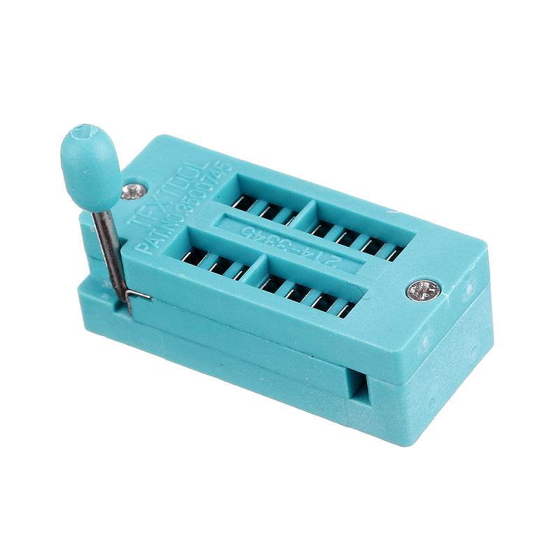 2pcs IC Lock Seat Zif Socket Test Universal zif Sockets 14Pin