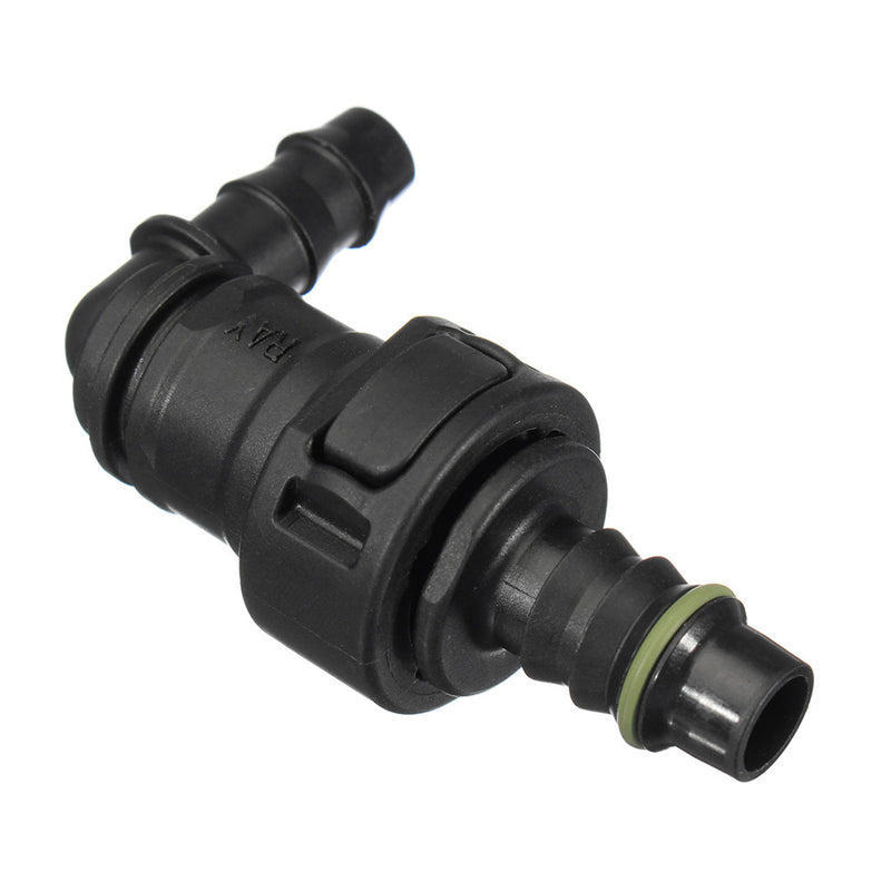 11.8mm SAE 3/8 Inch 10mm Nylon Fuel Hose Joiner Quick Release Disconnect Hub Hose Connector