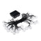 6m 30LED Waterproof Solar Powered Light String Retro Crystal Ball Bulb String Decor Lamp