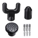 Black Professional Muscle Body Massager Replace Heads For Therapy Fascia Relief Pains Relax Electric Massager