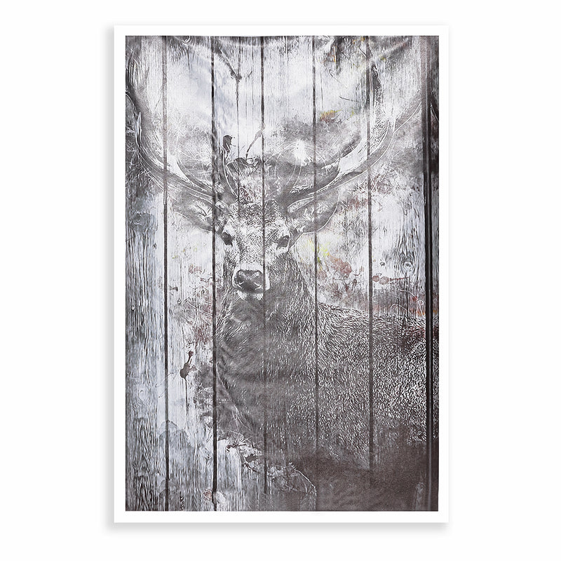 45x30/60x40/60x90CM Gray Deer Waterproof Canvas Pictures Wall Art Paintings Home Decor