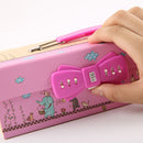 Kawaii 3-layer Large Capacity Pencil Case School Pen Case Portable Pencil Bag Pencils Pouch School Pen Box Stationery High School Large Storage Bag Pouch Holder Box