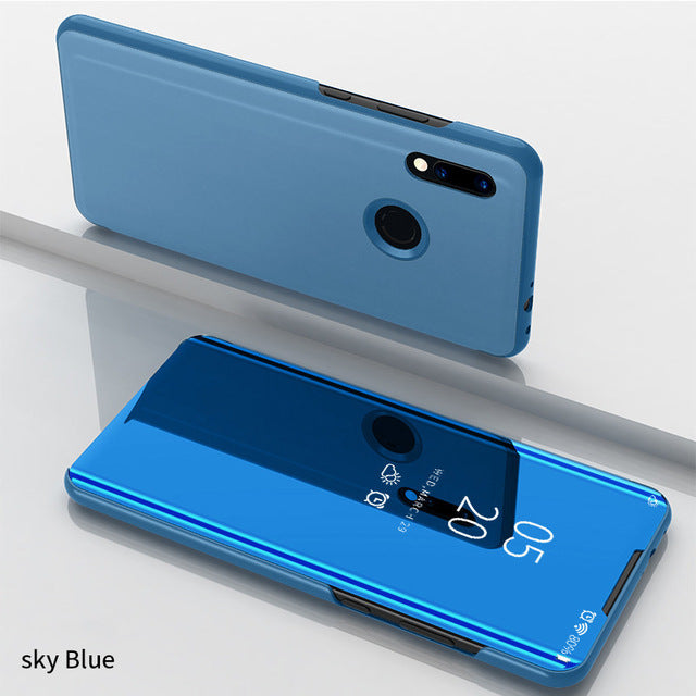 Bakeey Plating Mirror Window Shockproof Flip Full Cover Protective Case for Xiaomi Redmi 7 / Redmi Y3