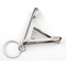 Outdoor Ultra-thin Foldable Hand Toe Nail Clipper Cutter Trimmer Stainless Keychain