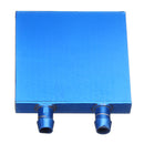 62x62MM Aluminum Water Cooling Block Heat Exchanger For Large Area Semiconductor Cooling Plate