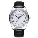 VA VA VOOM VA-203 Men Business Style Quartz Watch Casual Leather Strap Simple Dial Watch