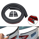 4.9ft Universal Carbon Fiber Car Rear Roof Trunk Spoiler Wing Lip Sticker